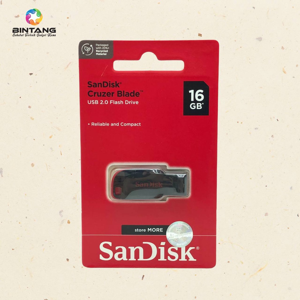 FLASHDISK SANDISK 2.0 BLADE 16GB