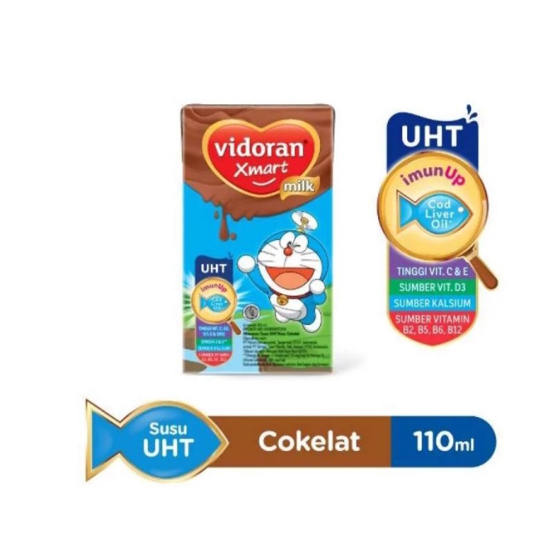 

Vidoran Xmart UHT 115ML rasa Coklat