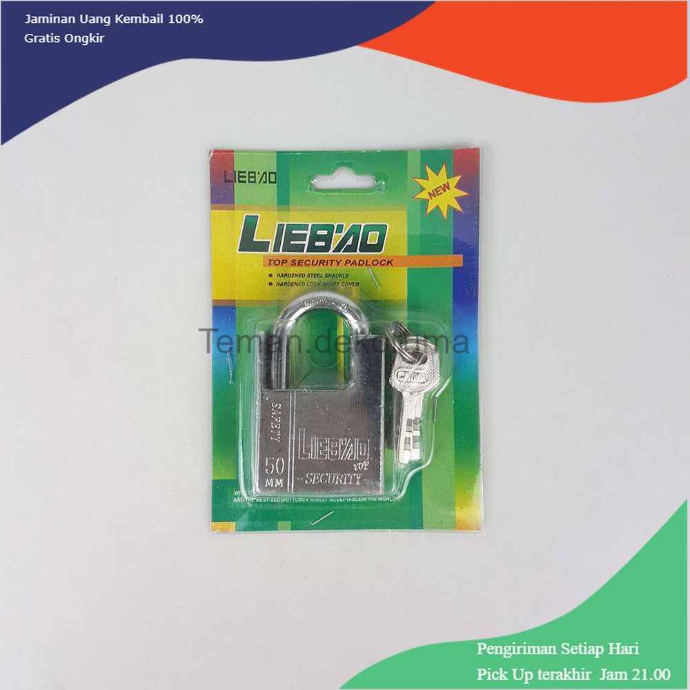 TD-PR2 LIEBAO Gembok Rumah Anti Maling House Padlock 50mm - CH-210