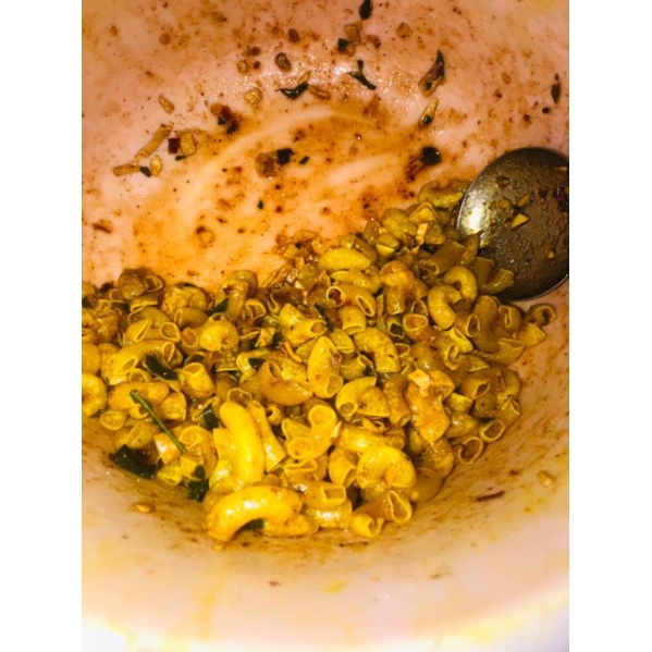 

Makaroni cikruh Gurih Pedas Extra Daun Jeruk