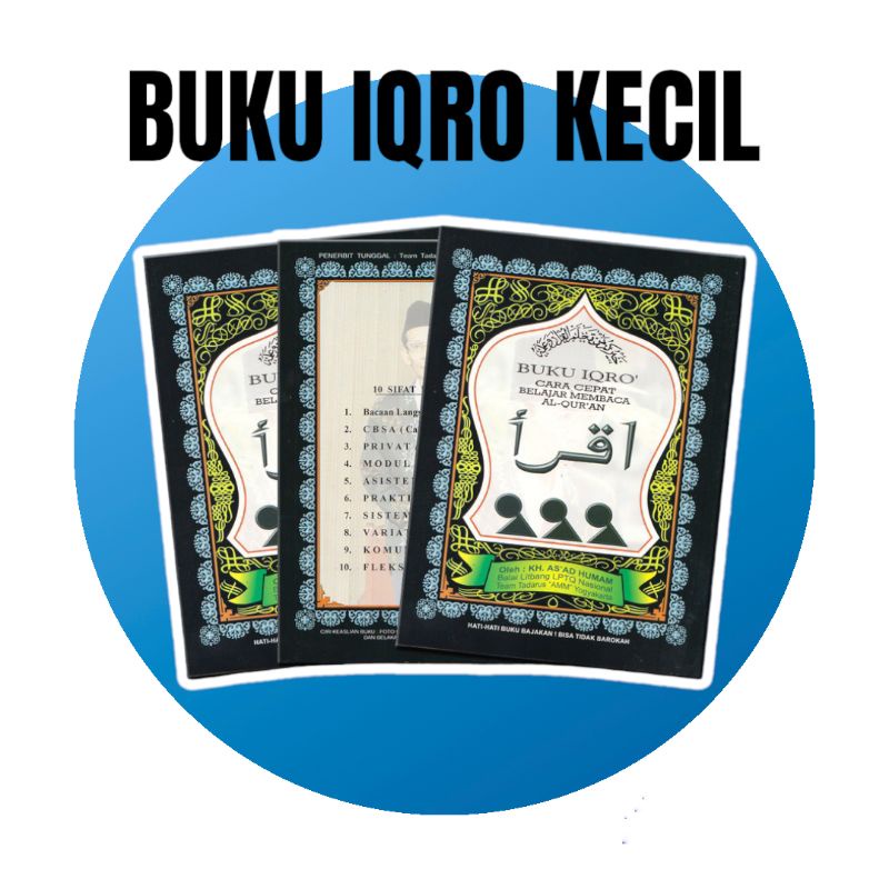 

BUKU IQRO KECIL/BESAR, JUZ `AMMA, TUNTUNAN SHOLAT DAN BUKU YAASIN TAHTIM TAHLIL DO'A DAN SHALAT JENAZAH ||TERMURAH BEST SELLER