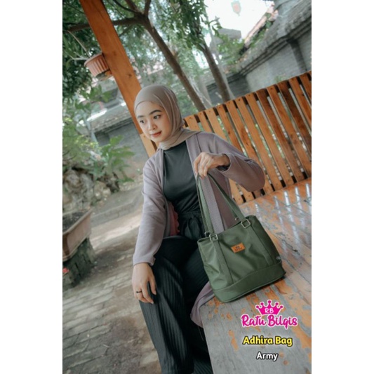 ADHIRA TOTE BAG BY RATU BILQIS BAHAN CHOCOLY ANTI AIR WATERPROOF PREMIUM