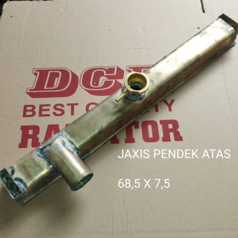 ( COD ) Upper Tank JAXIS HITACHI PENDEK PC 110 Tangki Radiator Kuningan Atas