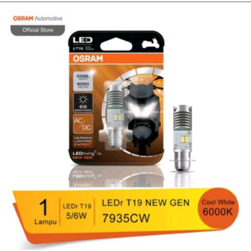 OSRAM LED T19 M5 H6 K1 NEW GEN putih