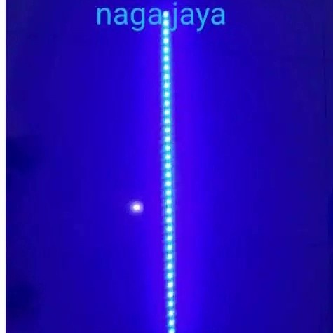 Lampu celup aquarium aquascape pnjang 100 cm wrna biru pack pipa