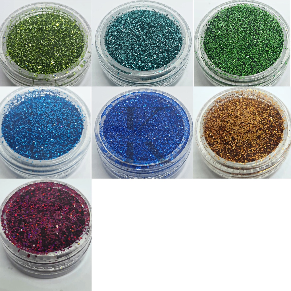 Glitter Powder Basic/ Serbuk Glitter Halus/ Bubuk Glitter Decoration Nail art