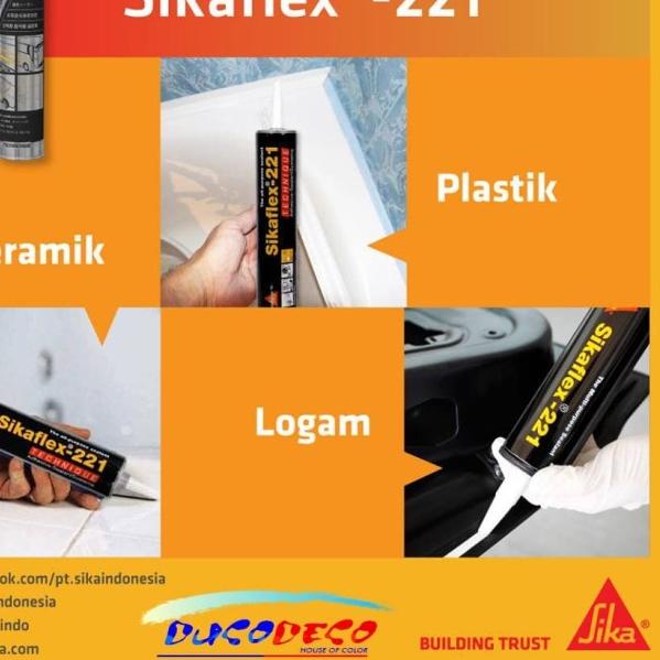 

SEALENT SILEN SEALER SILICON PU SIKAFLEX WHITE 221 - Putih