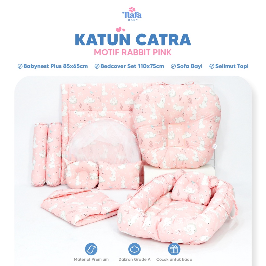 NAFA BABY - Sleepwell Package | Bedcover Bayi Include Selimut Bayi | Baby Nest Set | Sofa bayi Multifungsi