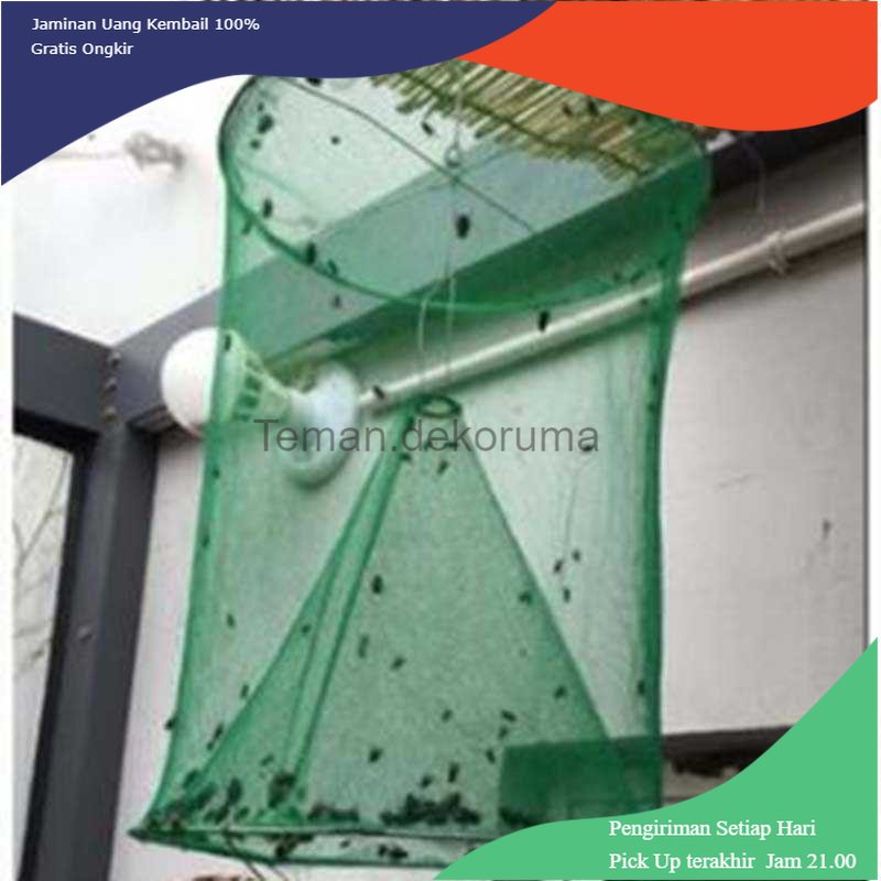 TD - PR Jaring Perangkap Nyamuk Lalat Mosquito Fly Catching Mesh Net - J16