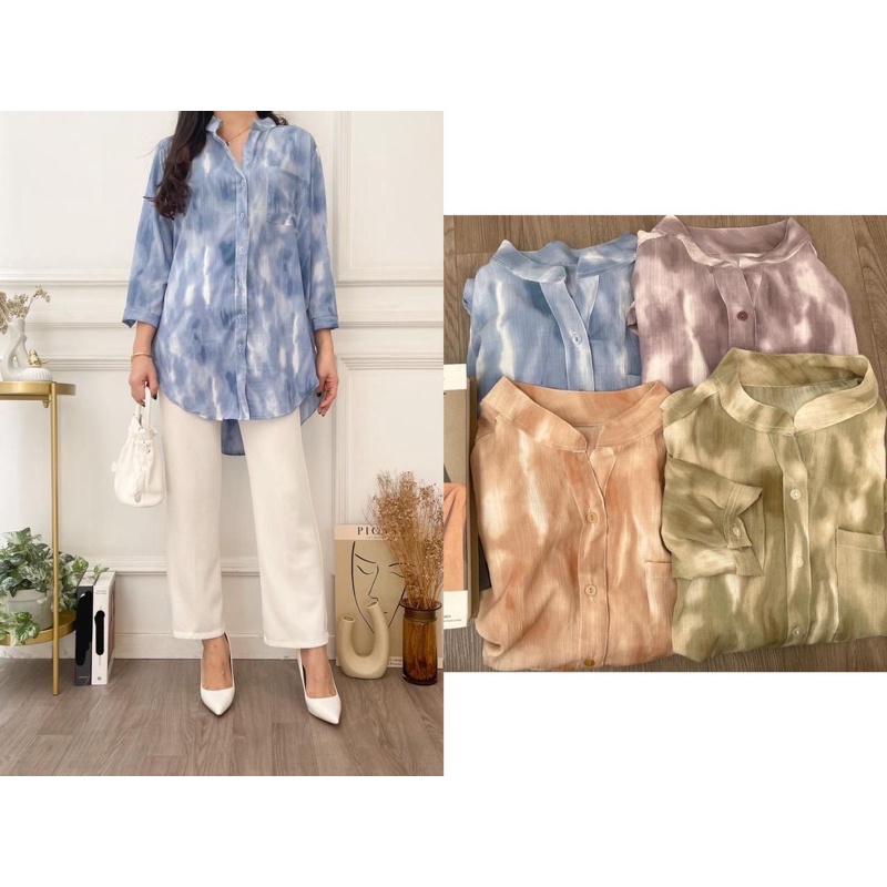 Oki blouse tie dye