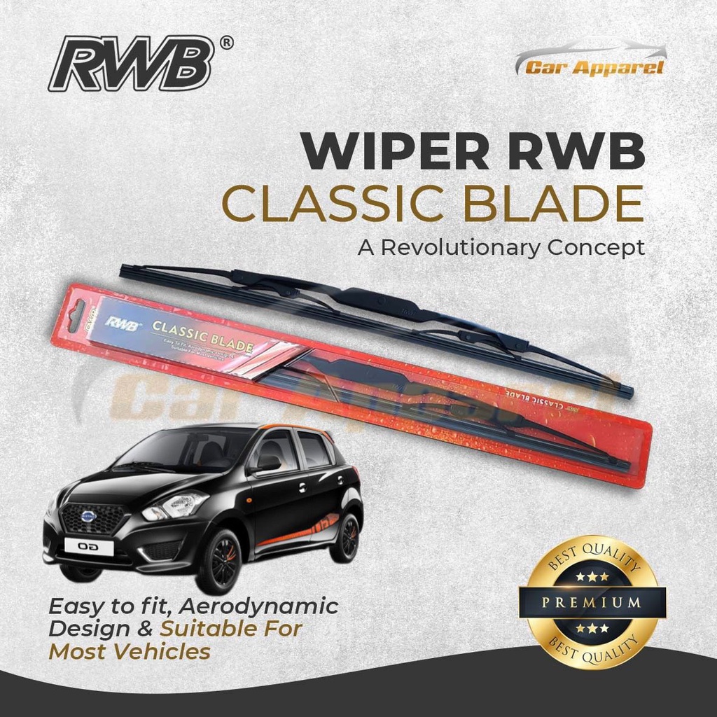 Wiper RWB Classic Datsun Go Panca Hybrid / Windshield Datsun Go Panca