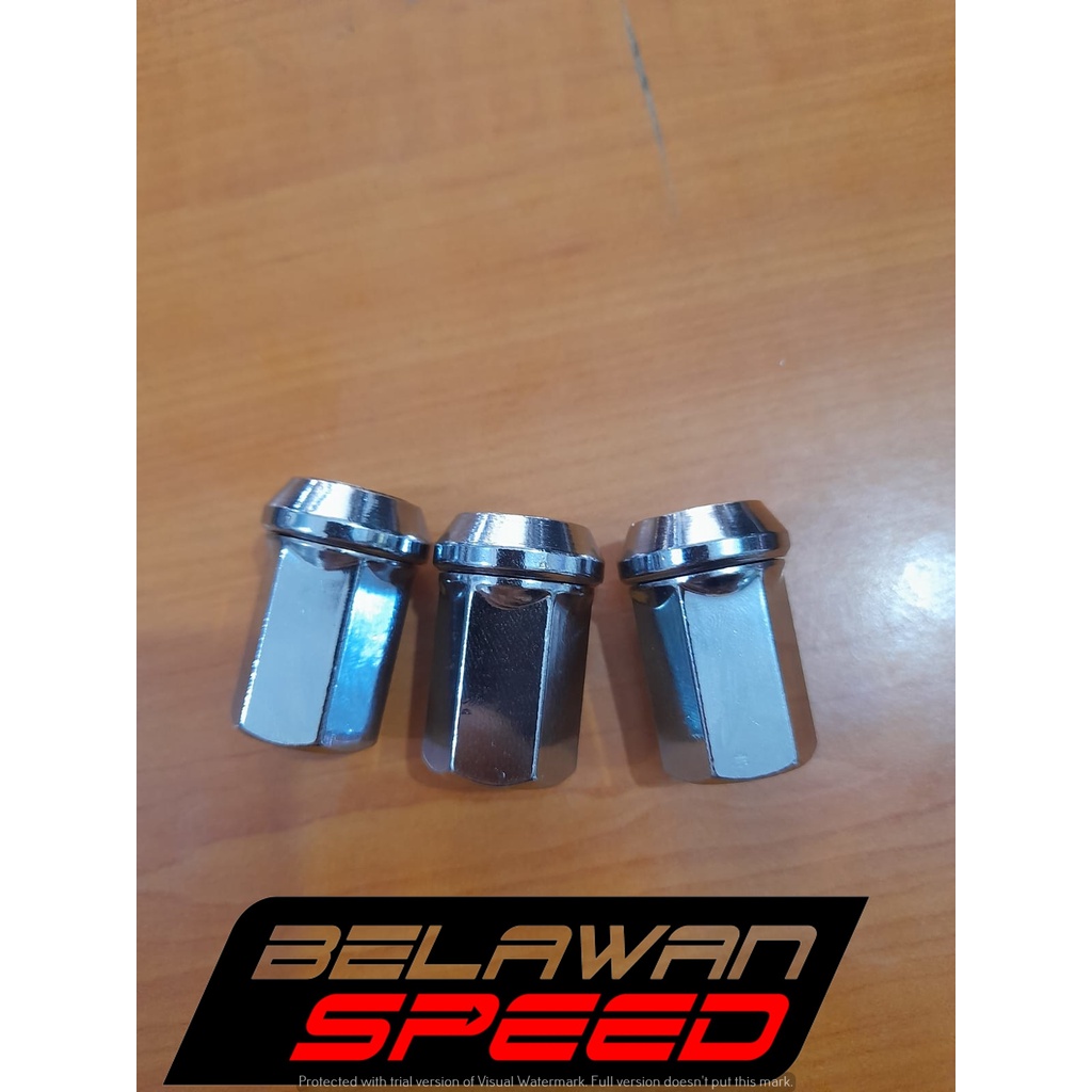 BAUT WOOBLE NUT UKURAN 19 DERAT 1,5 MOBIL MAZDA CX5 CX3 OUTLANDER XPANDER MUR RODA