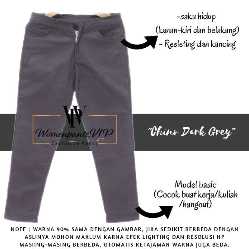 CELANA CHINO WANITA CELANA KERJA WANITA  CELANA KAIN MELAR GREETNA