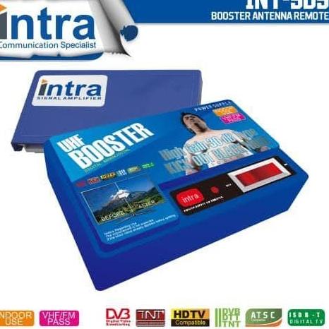 Intra Booster Antena TV / Penguat Sinyal Antena TV INT-909