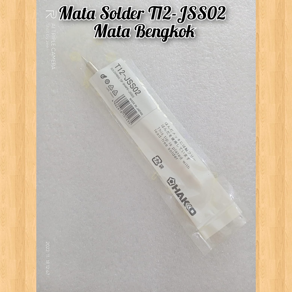 Mata Solder Station Hakko T12-JSS02 Mata Bengkok Mata Solder Hakko T12 JSS02