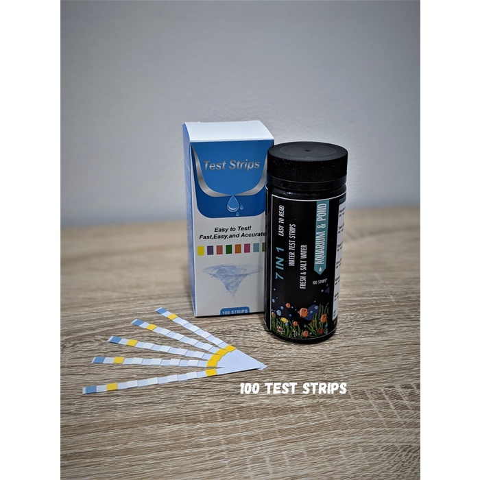 Water Test Strips 7 in 1 GH KH Chlorine Nitrate Nitrite pH