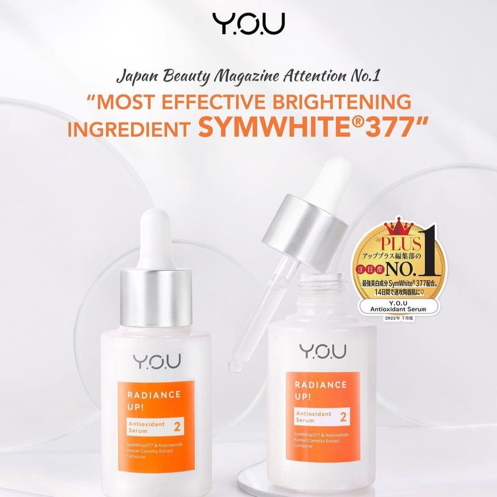 ★ BB ★ Y.O.U Radiance Up! Antioxidant Serum - SymWhite 377+ Korean Camellia Extract Brightening Serum | YOU Serum