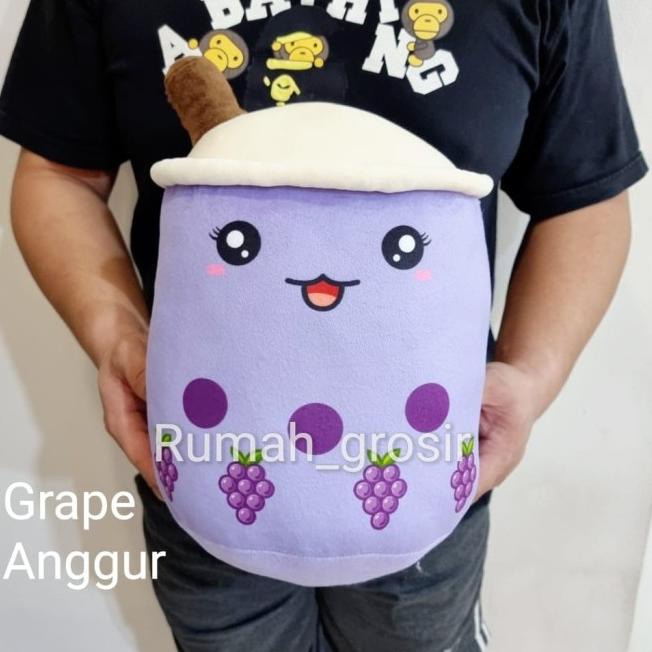 Boneka Boba Bubble Milk Tea Brown Sugar - BOBA RAINBOW