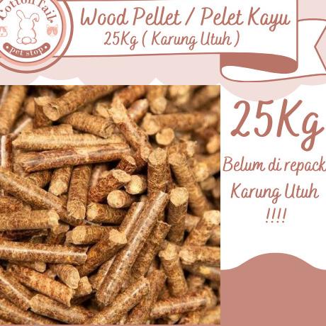 Wood Pellet / Pelet Kayu / Wood Pelet / Pellet Kayu Alami 25Kg