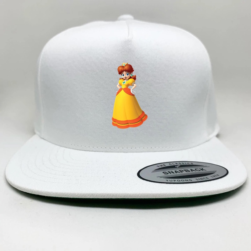 Topi Snapback Super Mario 3D Character Daisy