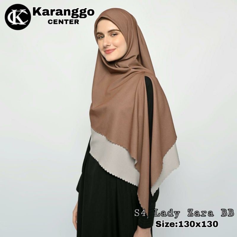 Jilbab Syar’i 130 x 130 Cm I Hijab Syar’i 2 Warna