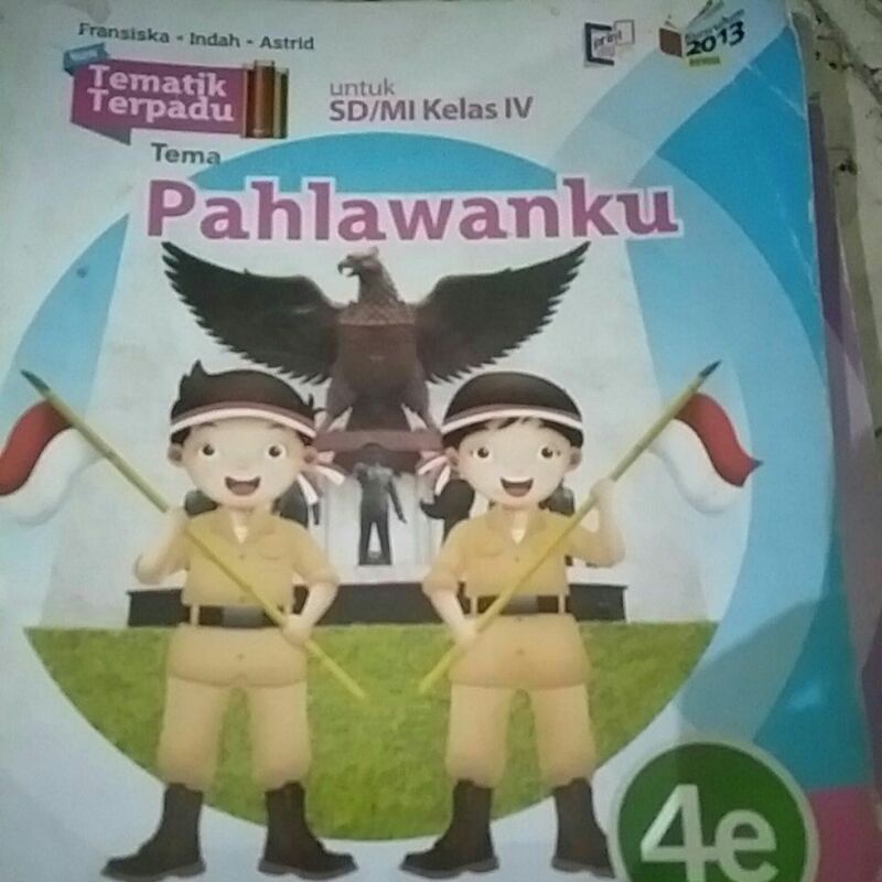 buku tematik terpadu pahlawanku kls 4e