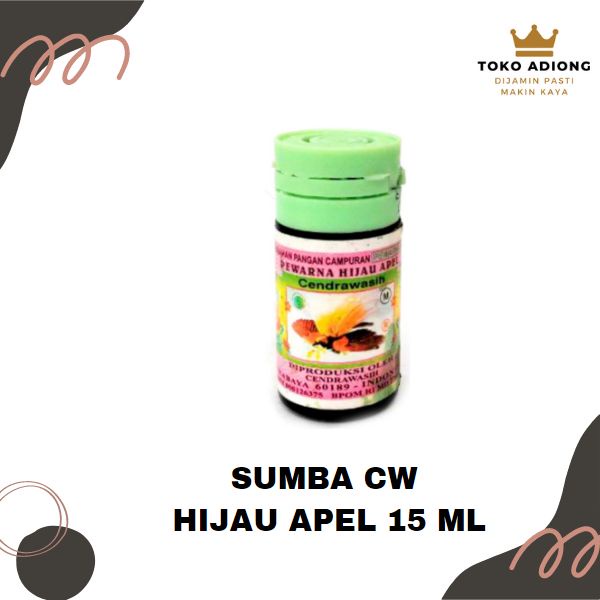 

SUMBA CW HIJAU APEL 15 ML (ISI 2PCS)