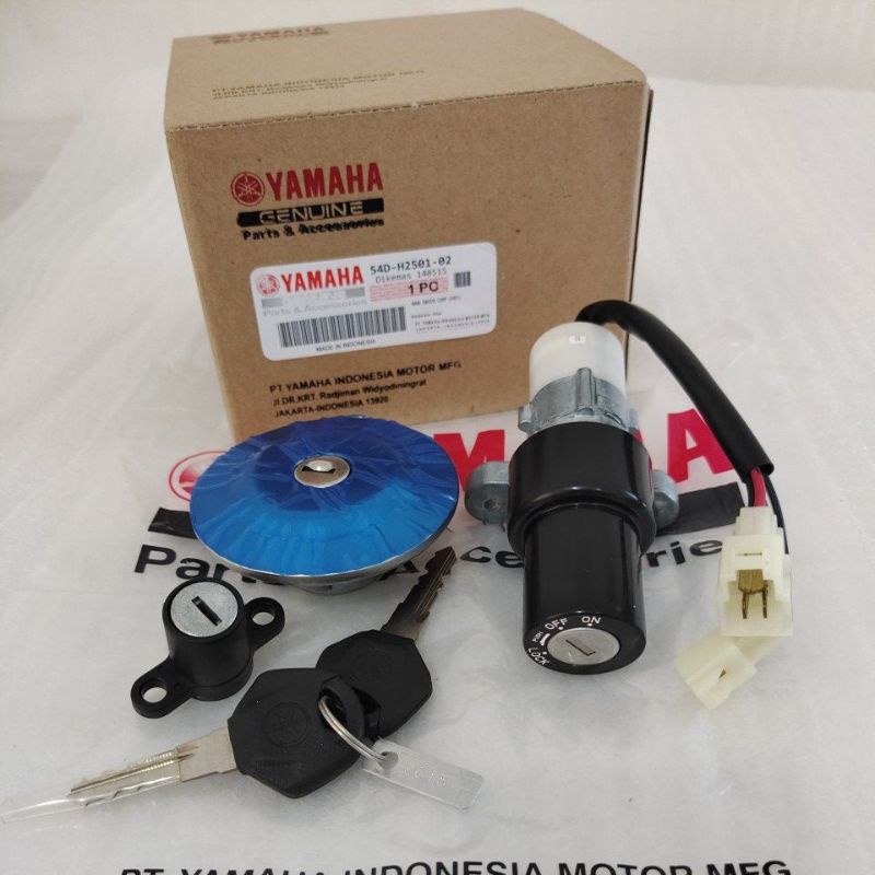 Kunci Kontak + kunci Jok + tutup tangki Key Set Main Switch Comp Yamaha Scorpio Old lama ORIGINAL - 