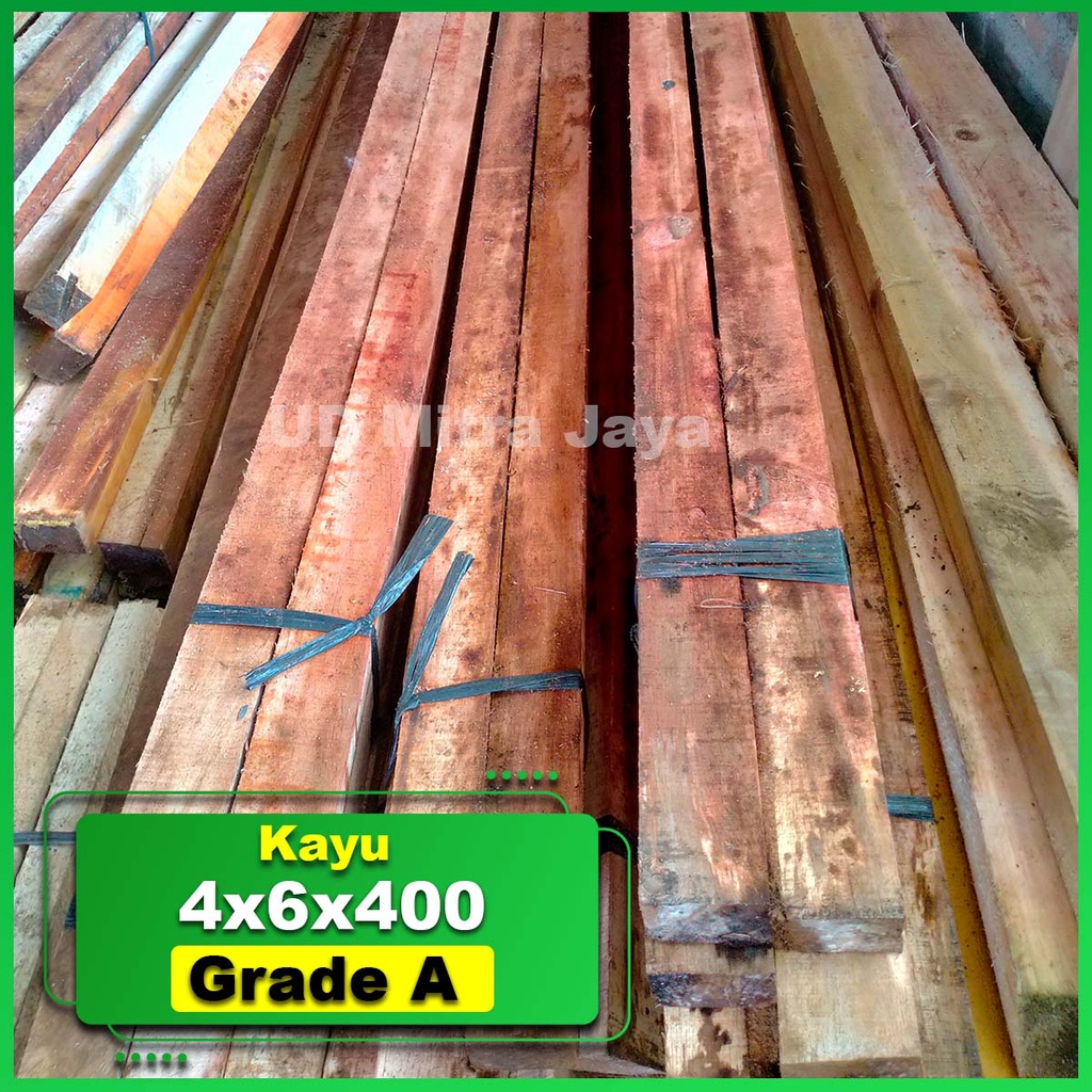 Kayu usuk kaso 4X6 panjang 4 meter