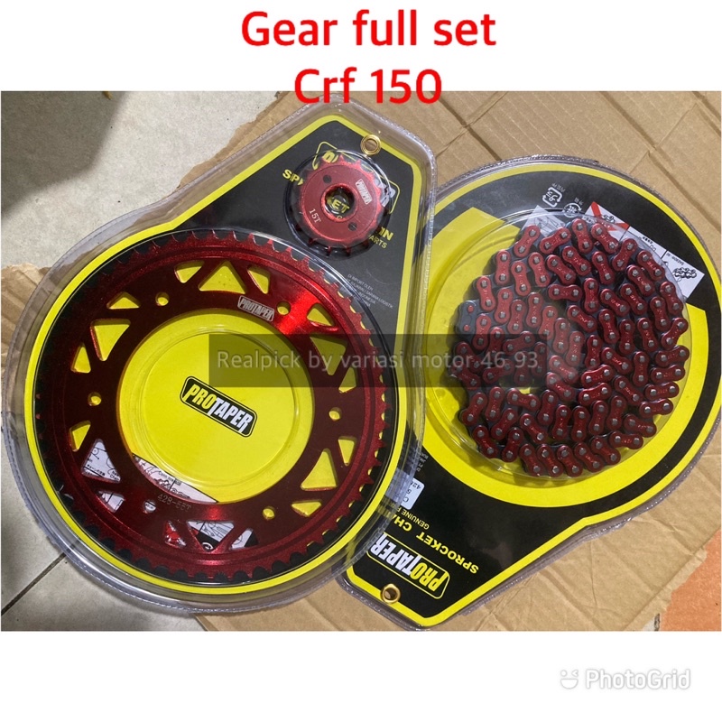 gear super moto crf 150l gear set super moto crf 150