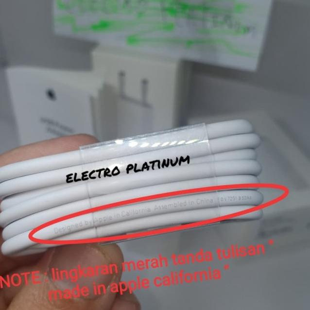 ORI 100% Casan Carger Charger IPHONE Original Kabel + Adaptor 1 set