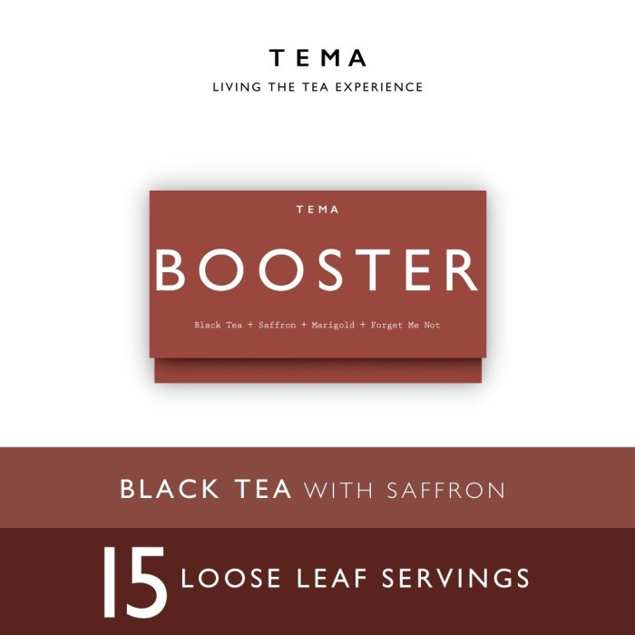 

TEMA TEA JAR - WELLNESS TEA - BOOSTER / BLACK SAFFRON
