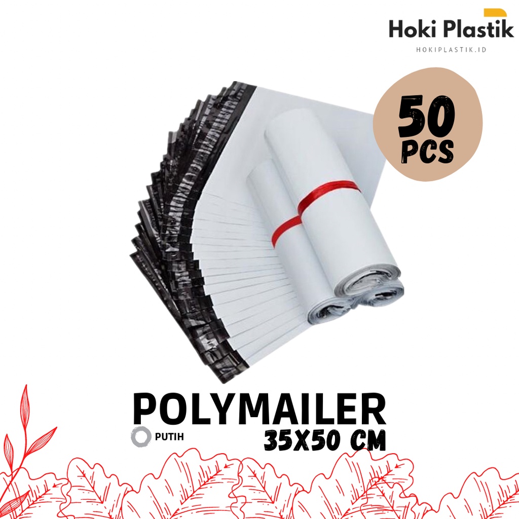 POLYMAILER 35x50cm WARNA PUTIH SILVER HITAM PLASTIK PACKING OLSHOP LEM PLASTIC AMPLOP KEMASAN BAJU CELANA ASESORIS HIJAB MOTIF POLOS CUSTOM SABLON PREMIUM GLOSSY TEBAL BESAR KECIL KANTONG WADAH KRESEK PRINT HD HDPE LDPE ANEKA MURAH