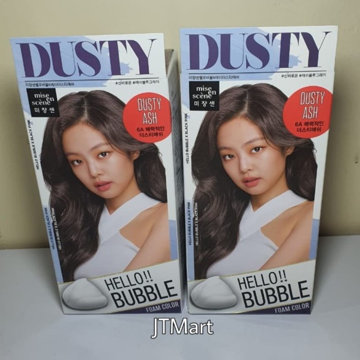 KPOP MISE EN SCENE - HELLO BUBBLE DUSTY ASH HAIR COLOR CAT RAMBUT BLACKPINK