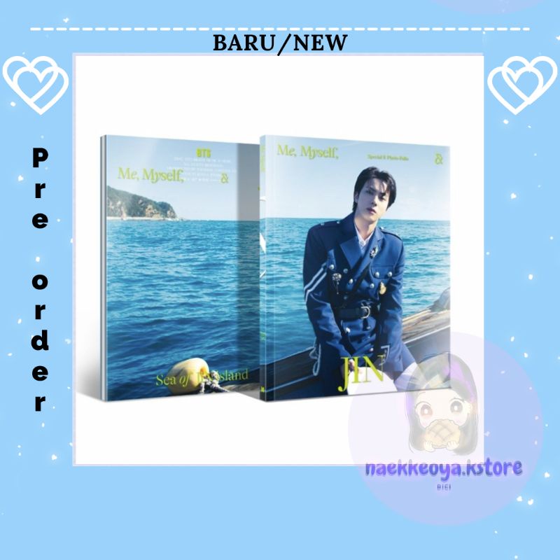 (PELUNASAN) SPECIAL 8 PHOTOFOLIO SEOKJIN "Sea of SEOKJIN island " BTS SEOKJIN