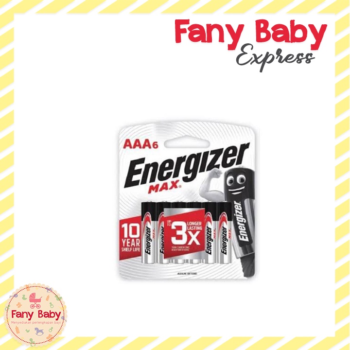 ENERGIZER BATTERIES E92 AAA BP6 MAX 6S