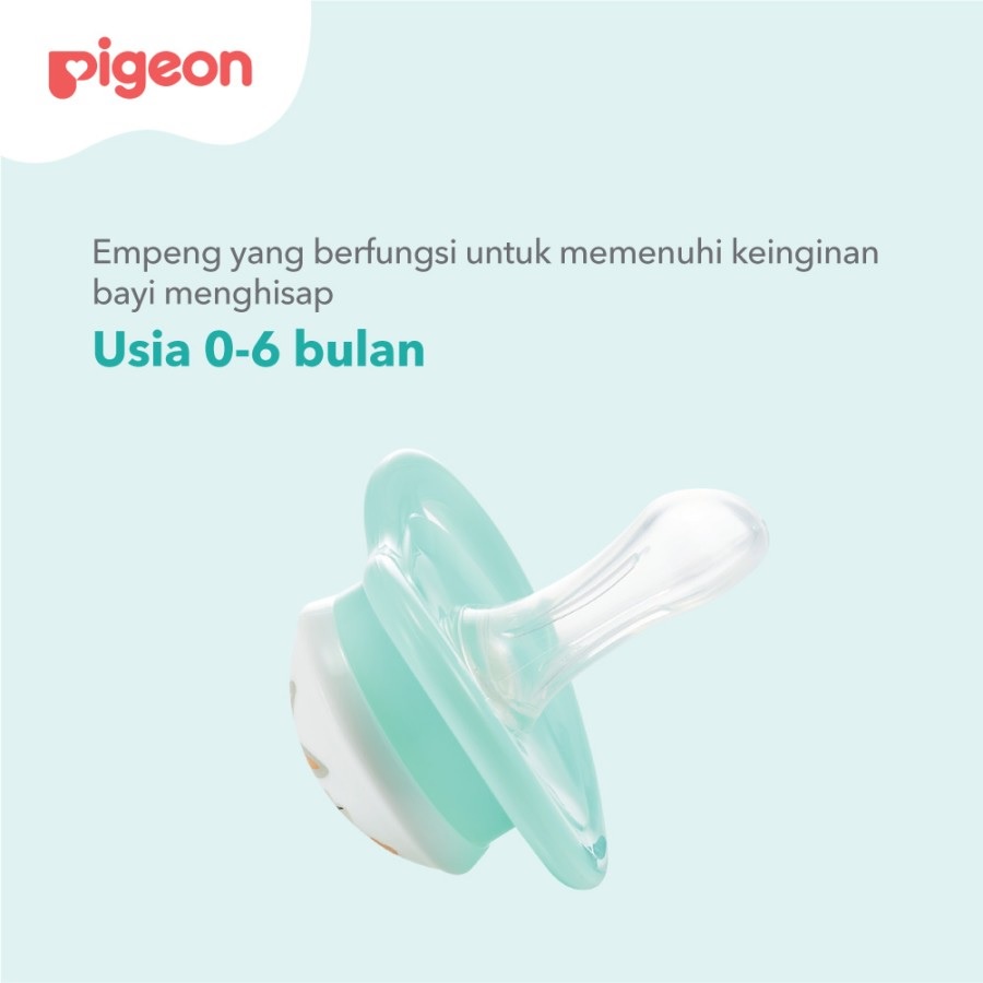 Pigeon Mini Light Pacifier S 0+ Month Empeng Silicone Step 1 usia 0 - 6 Bulan