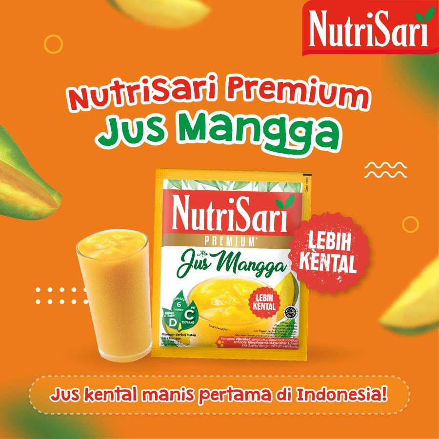 Nutrisari Premium Jus Mangga 10 sachet