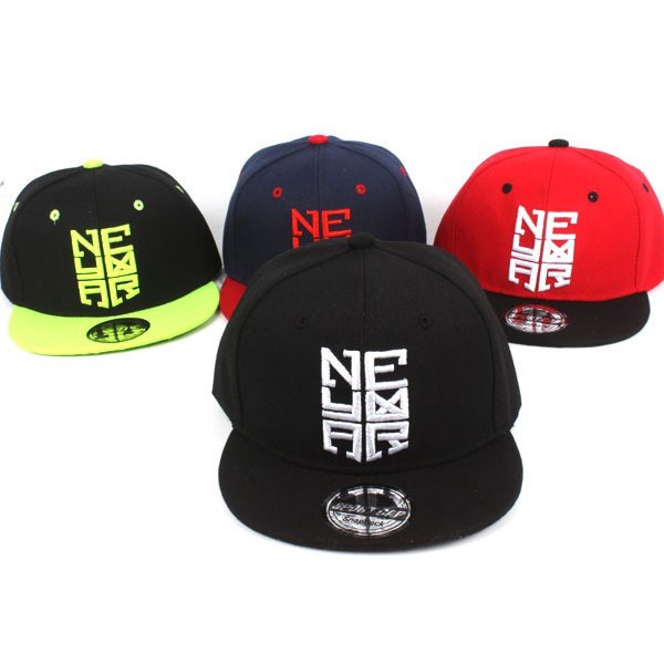 Topi baseball adjustable Motif Bordir Bintang Sepak Bola Neymar NJR Warna-Warni Untuk Anak