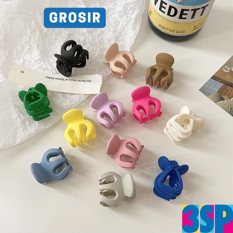 3SP | ART48 Jedai Mini Jepit Rambut Wanita Doff Jepit Salon Aksesoris Rambut Wanita Jepitan Poni Jepitan Rambut