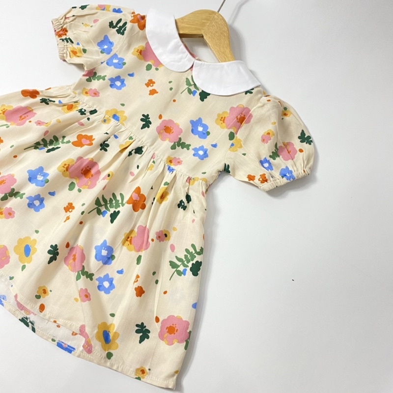 Dress Anak Perempuan LITTLE SUNKIST - Collar Dress White