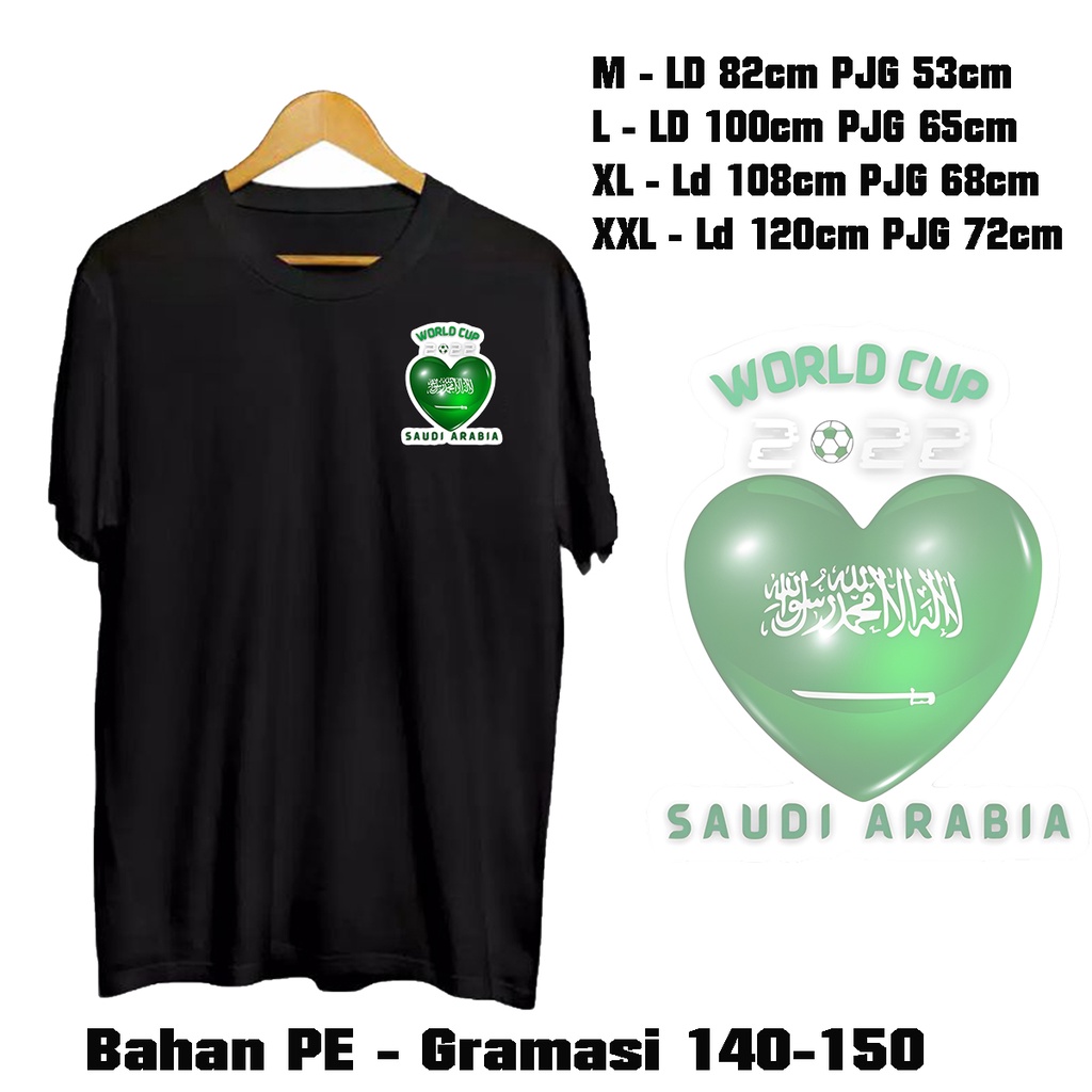 Baju Saudi Arabia Piala Dunia Unisex