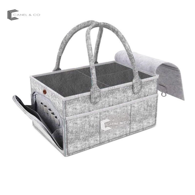 CANEL &amp; CO Multipurpose Caddy Bag Ada Tutup Nya/ Yang Ditingkatkan Baru/Tas Penyimpanan Bayi/Tas Permen/Diaper bag / Tas bayi / Caddy Bag