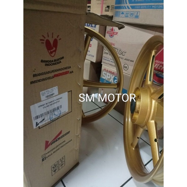 VELK VROSSI SPRINT SANCA RX KING JUPITER FIZR VEGA PELEK VROSSI RING 17 MODEL RCB 160 185 17 VROSSI