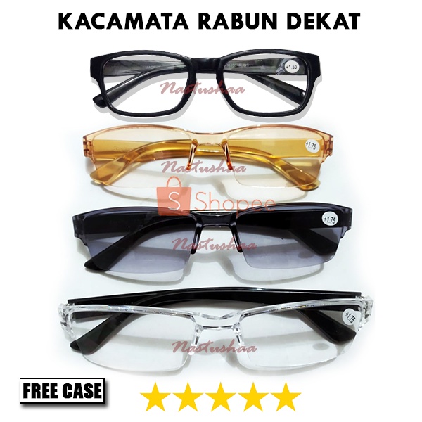 Kacamata Baca Plus Trendy (+) Korean Style untuk Pria &amp; Wanita (+) +0.50 Sampai +4.00 Kacamata rabun dekat terbaru