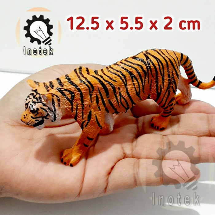 Static Figure Tiger- Miniatur Harimau- Mainan Harimau Realistic Model