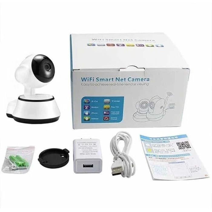 Smart Camera Wifi V380 Q6 HD1080P Wireless Mini IP CCTV Phone Audio - Q6 non antena Ip Camera - YS Shop