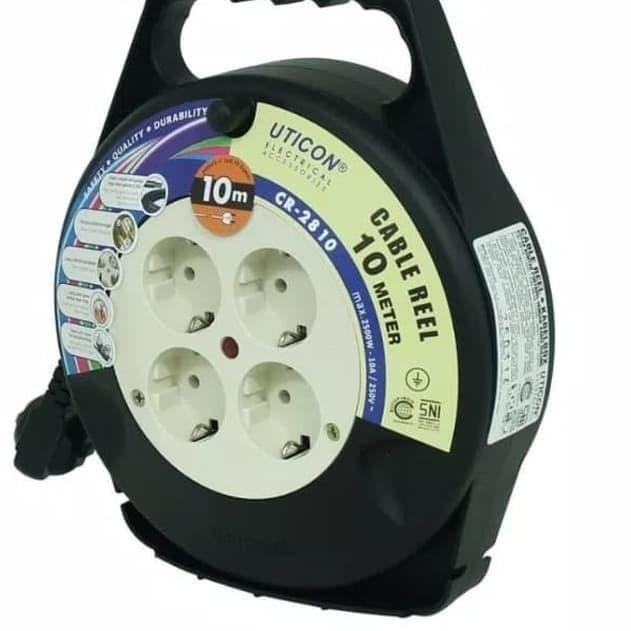 Roll Kabel Uticon 10m Kabel Gulung Sambungan Kabel Uticon 10 meter