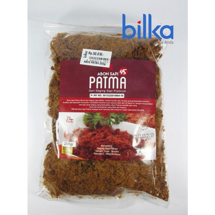 

ABON SAPI PATMA 200gr