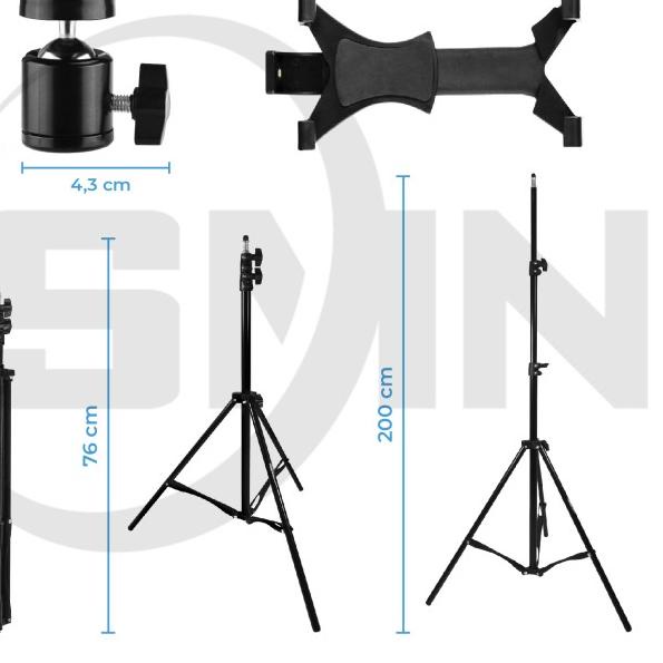 stand holder tablet tripod lightstand